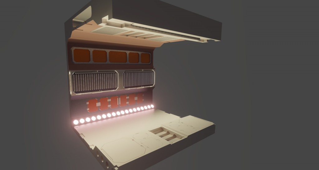 HARD SURFACE SPACE SHIP WALL preview image 1